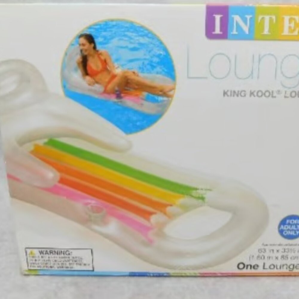 Intex Inflatable King Kool Pool Lounger - Picture 3 of 5